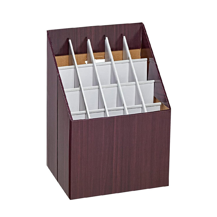 Latitude Run® Cardboard Roll File Storage Organizer Vertical File
